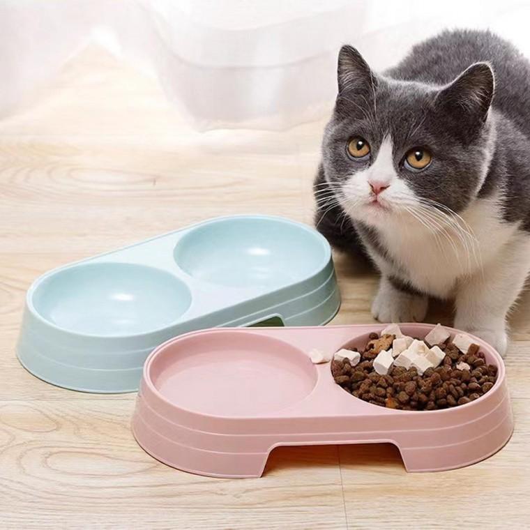 더블 식기 강아지 고양이 밥그릇 애견식기 급식기