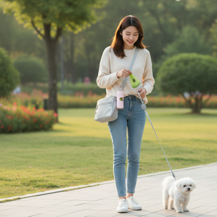 반려견 배변봉투 케이스 강아지 산책용 애완동물 용품 홀더