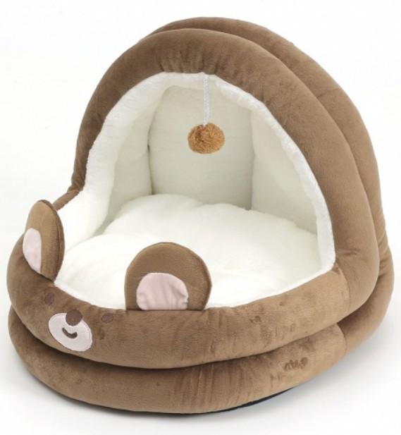 반려동물 펫티켓 고양이 강아지 안식처 펫 하우스 DP62137브라운곰