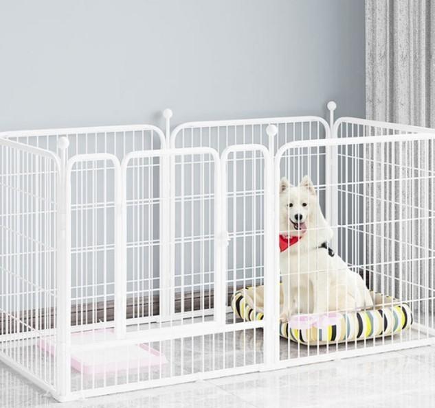 반려동물 펫티켓 고양이 강아지 안식처 펫 철제펜스 하우스 DP126565화이트