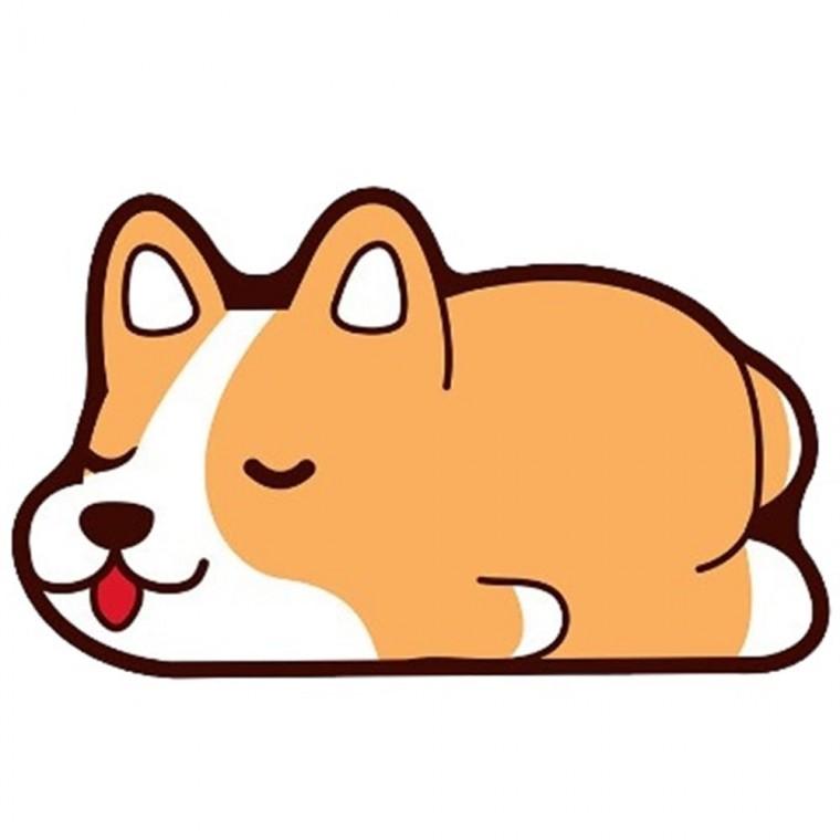 귀여운 강아지 주방 발매트 화장실매트 욕실매트 다용도매트 발닦개
