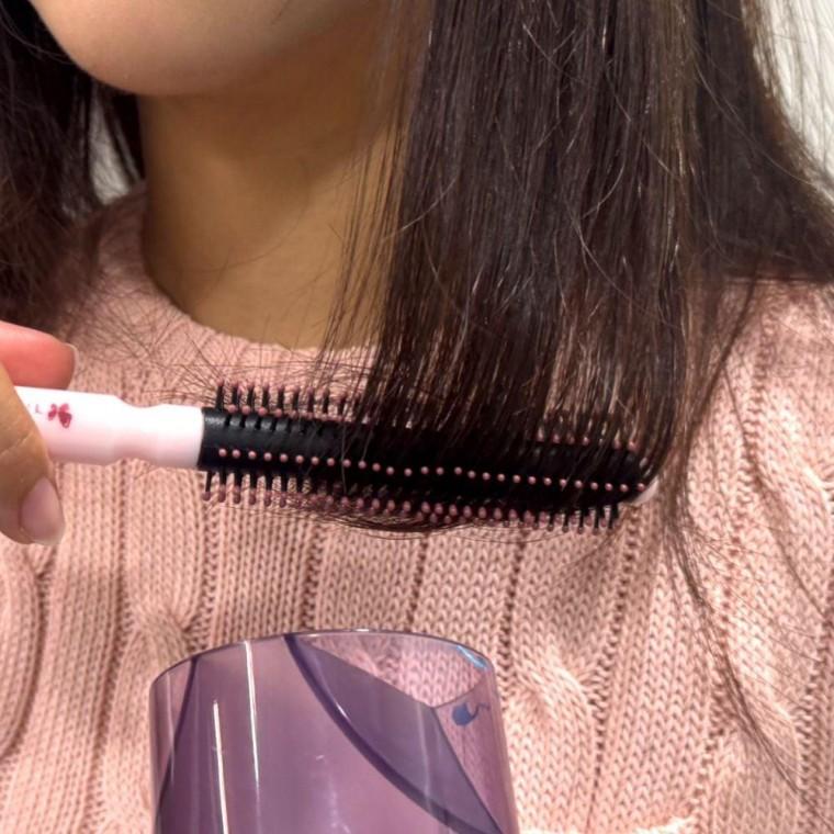 뿌리 볼륨 휴대용 여행용 미니롤빗 볼륨빗 휴대용롤빗 볼륨브 러쉬 여행용롤빗