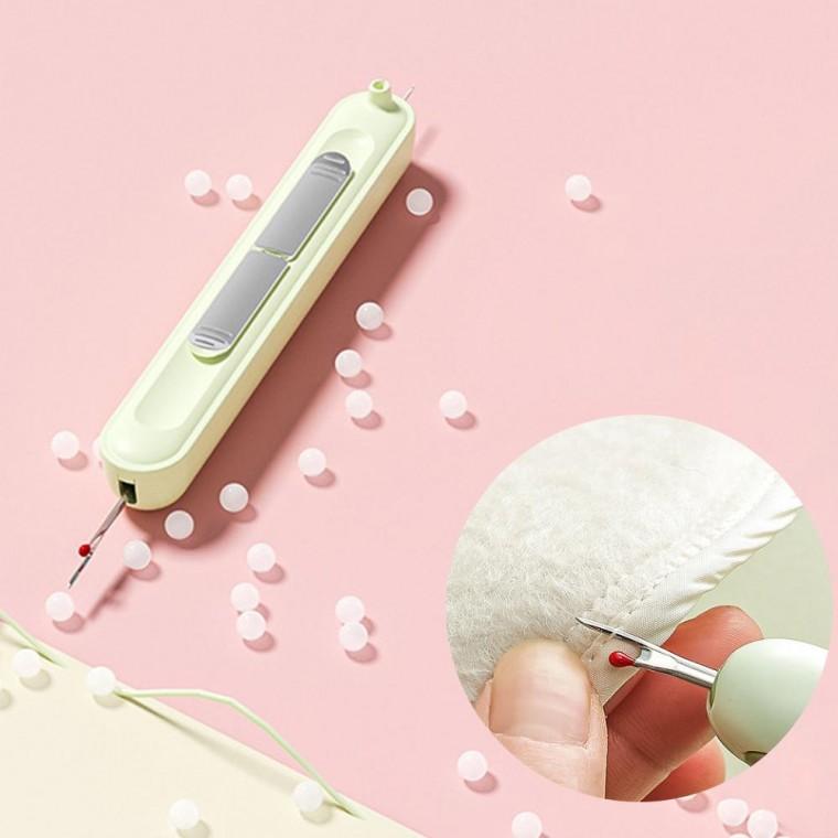 바늘가이드 수동 휴대용 바느질 도구 실끼우기 쪽가위