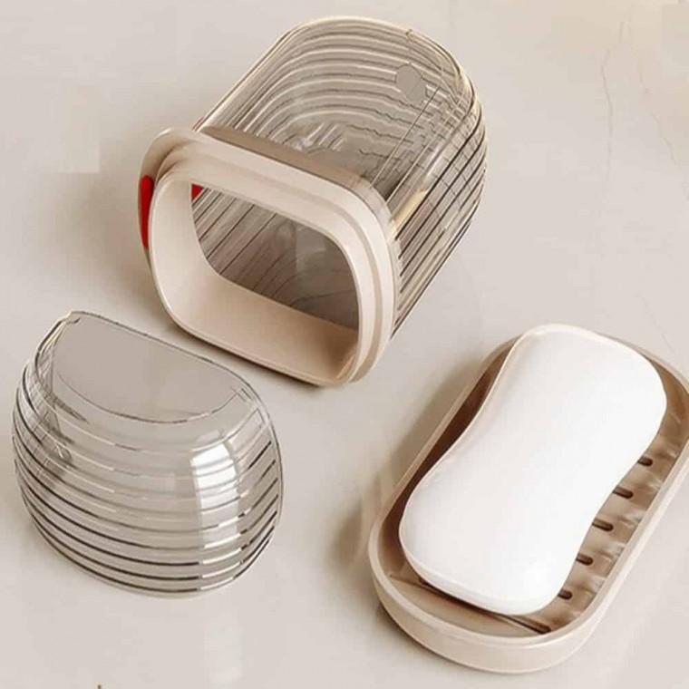 투명 휴대용 여행용 비누 보관통 비누거치대 샤워기비누받침대 비누받침대