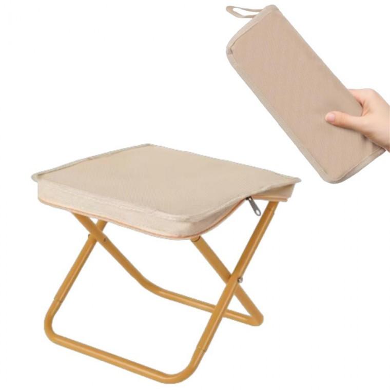 접이식 휴대용 줄서기 간이 의자 파우치 포함 폴딩 체어 놀이동산 캠핑 대기용