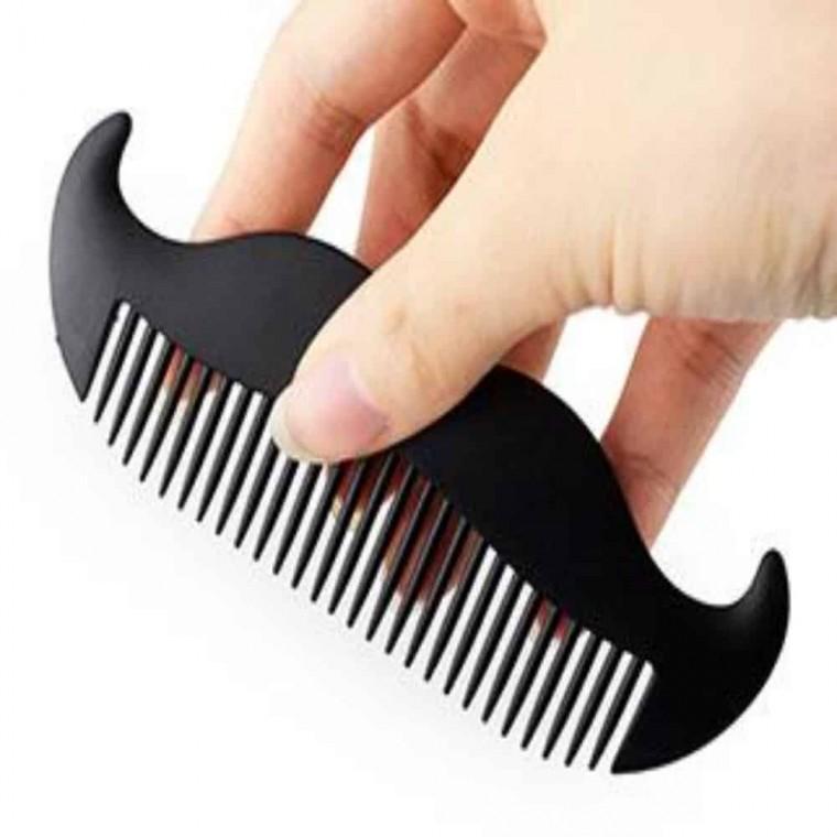 휴대용 수염모양 빗 수염브러쉬 헤어용품 미용빗 남자미용용품