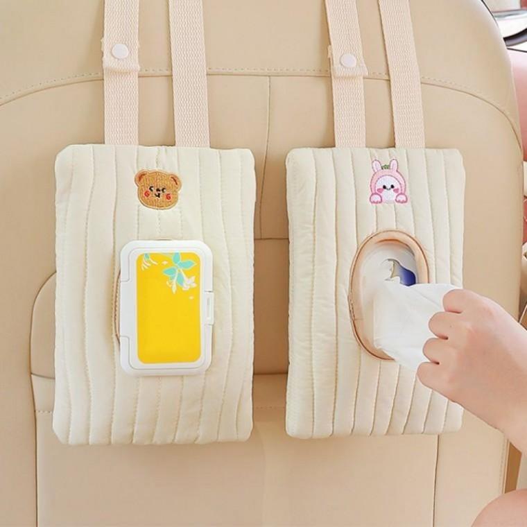 EA 휴대용 물티슈 케이스 슬림 파우치 아기용 캠핑용