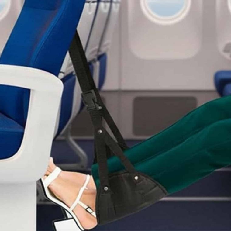 사무실다리받침대 비행기풋레스트 다리받침 휴대용 발해먹