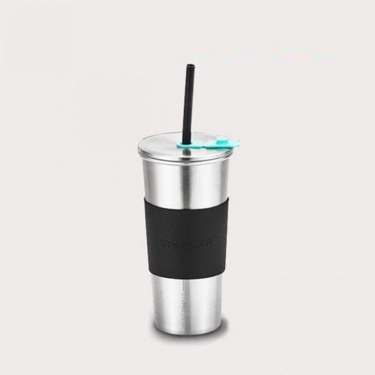 휴대용 티 빨대 초등 워터보틀 스텐텀블러 입학 등산 텀블러 460ml 중등