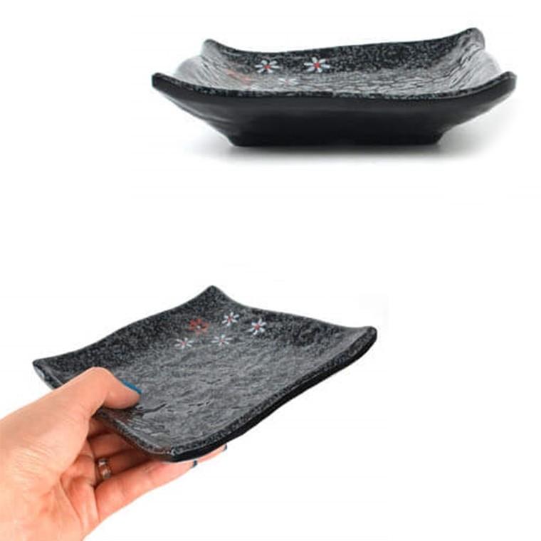 멜라민 앞접시 반찬그릇 반찬접시 12.7x13x3cm 1p