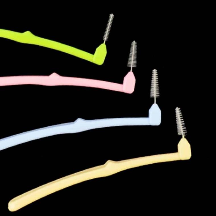 치간칫솔 L형 7개 치간칫솔이쑤시개 휴대용치간칫솔 이쑤시개