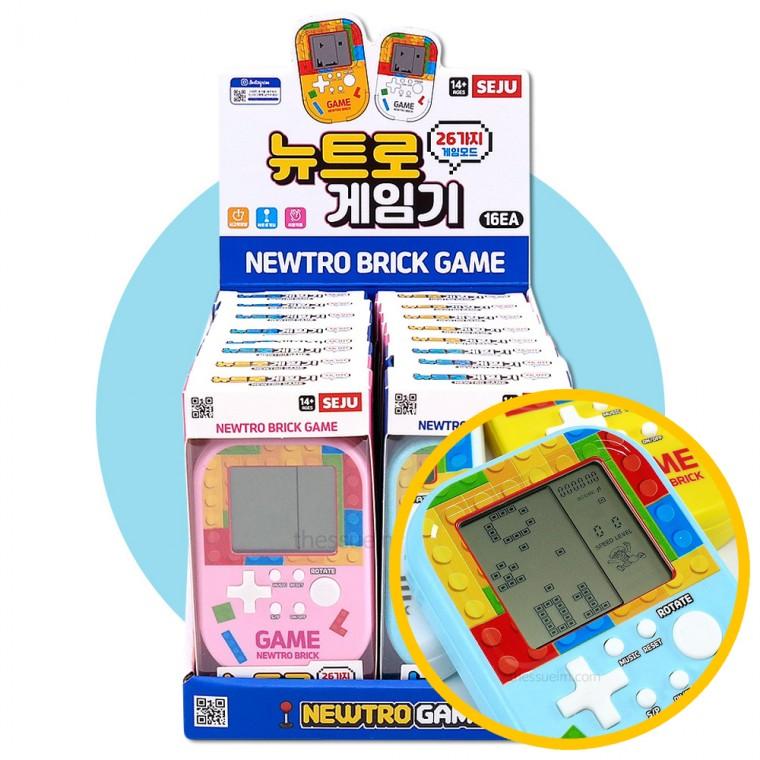 8000 뉴트로 게임기 미니게임기 16개입 1박스 - 레트로게임 휴대용 답례품 선물 학원 마켓데이