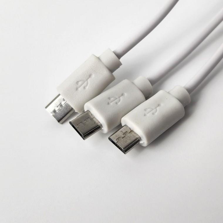 3in1 멀티 충전 케이블 5핀 C타입 마이크로USB 호환 휴대용 충전선