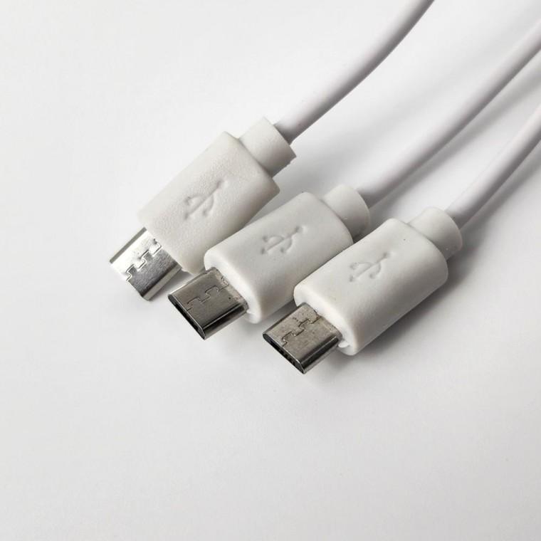 3in1 멀티 충전 케이블 5핀 C타입 마이크로USB 호환 휴대용 충전선