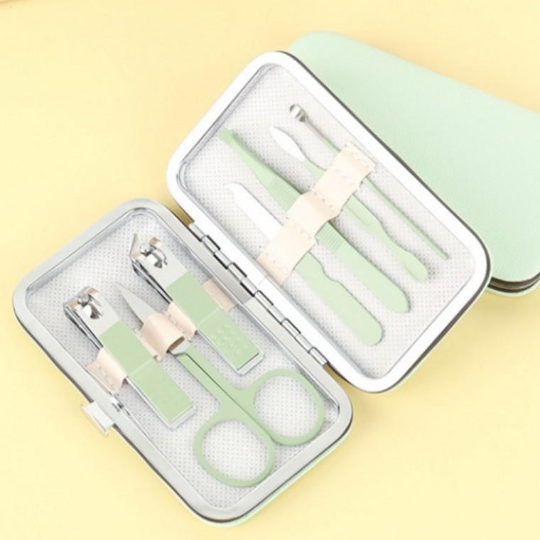 손톱 정리도구 발톱 관리 손톱깍이 세트 7종 큐티클 제거 휴대용 여행 답례품