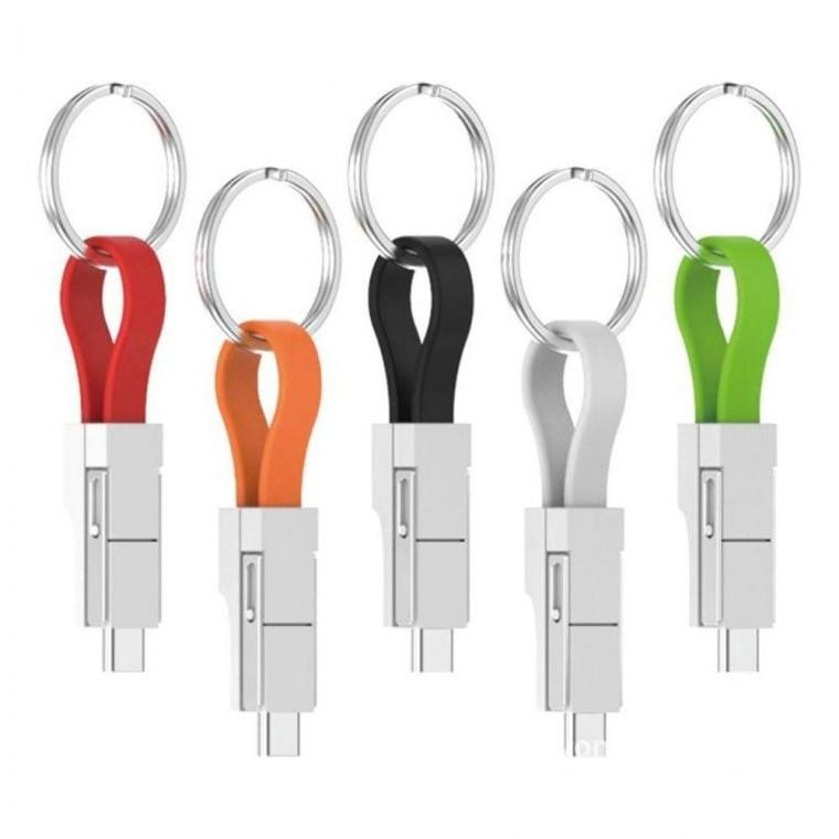 열쇠고리 충전케이블 휴대용 짧은 케이블