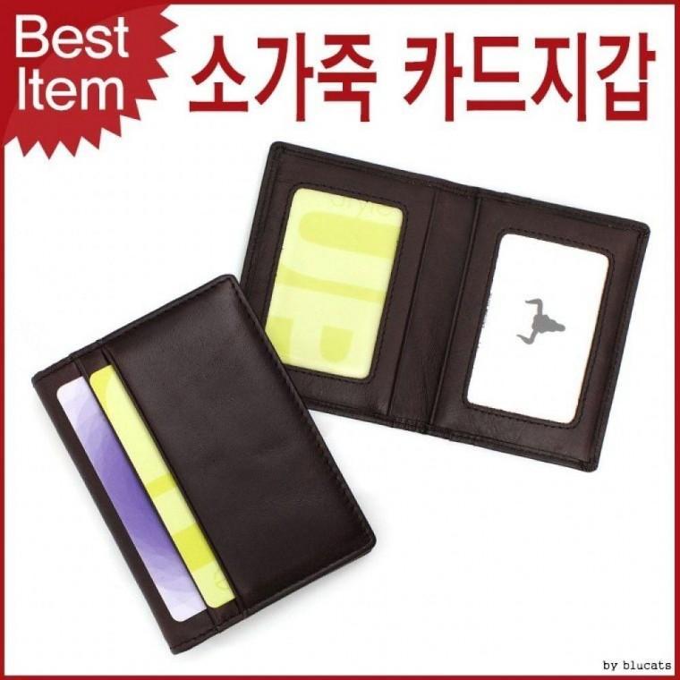 슬림 미니 카드지갑 블루마운트 F0006 컴팩트 지갑 휴대용 카드케이스
