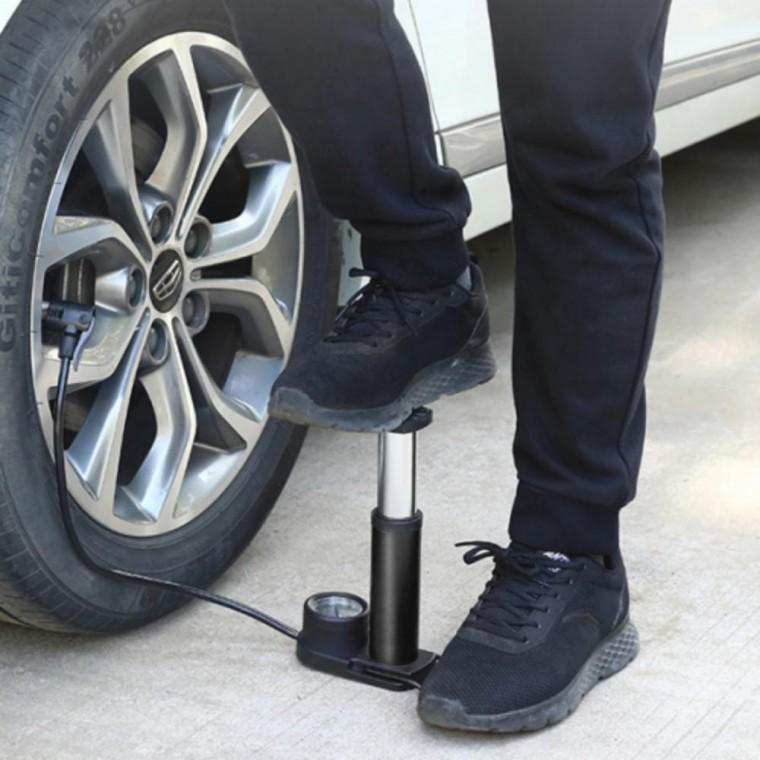 주입기 에어 펌프 바람 축구공 공기 휴대용 자전거