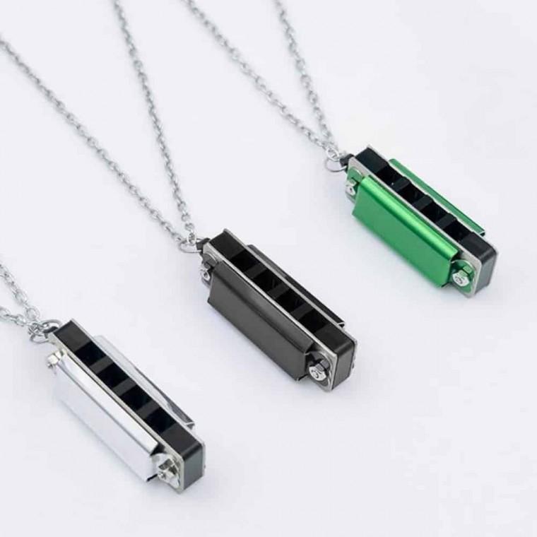 목걸이 하모니카 하모니커 초등악기 휴대용악기 작은악기