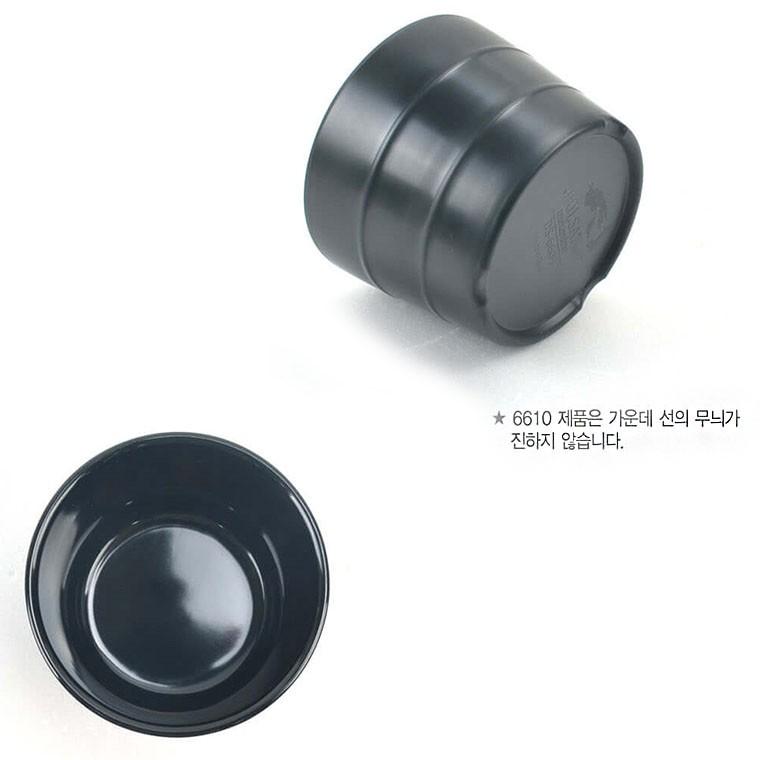 블랙 멜라민 모밀 국물그릇 대접 육수컵 1p