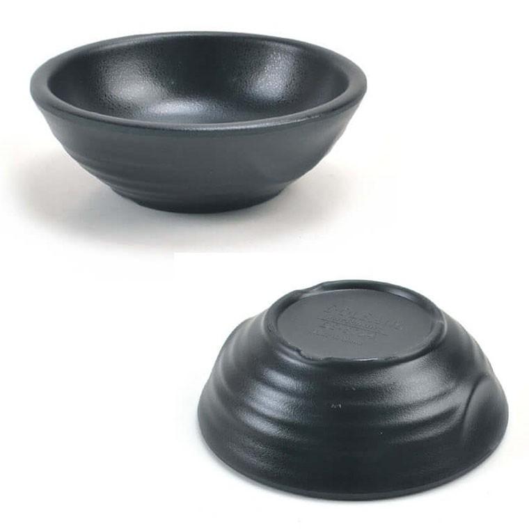 블랙 멜라민 앞접시 찬기 반찬그릇 반찬접시 1p