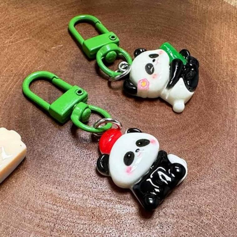 열쇠고리키링 인형키링 네임열쇠고리 팬더 열쇠고리