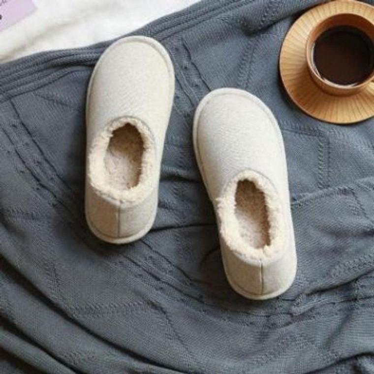 HOME SLIPPER 단색 실내화 겨울 커플슬리퍼