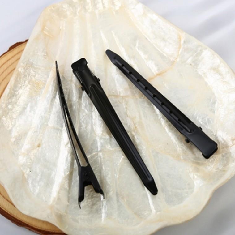 일자 집게 머리핀 헤어 집게핀 앞머리 옆머리 고정 악어집게핀 메탈 고정핀
