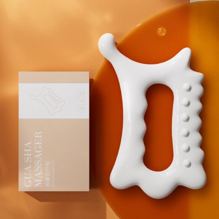 뉴 중형 괄사 경락 마사지 얼굴 마사지기 PMMA재질