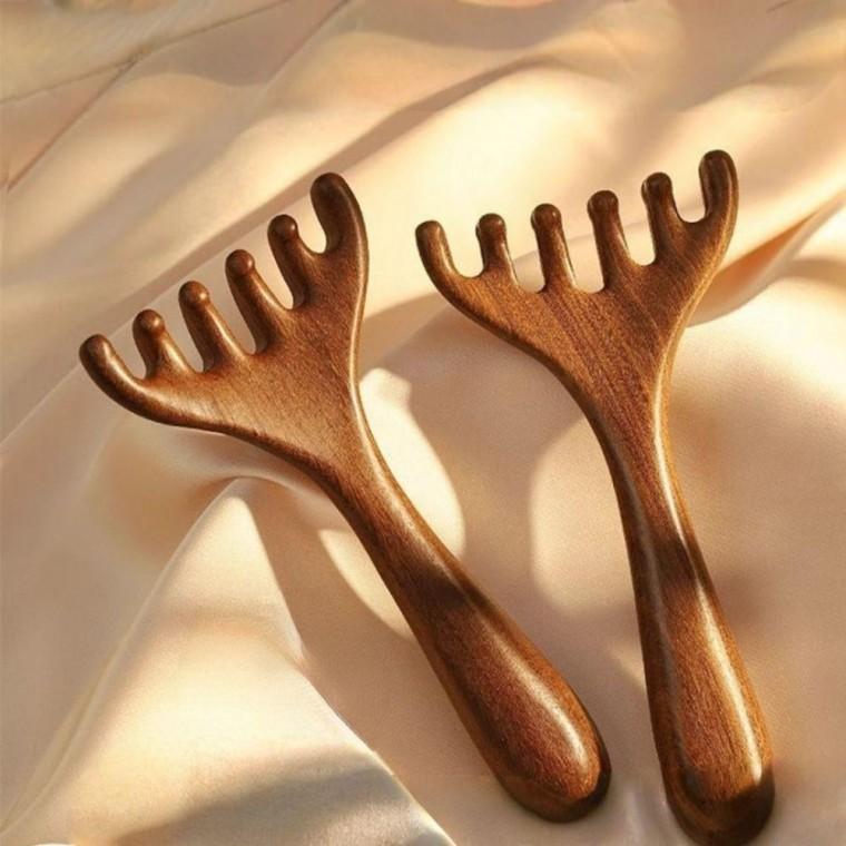 두피 괄사 마사지빗 머리 지압 마사지기 얼굴 바디