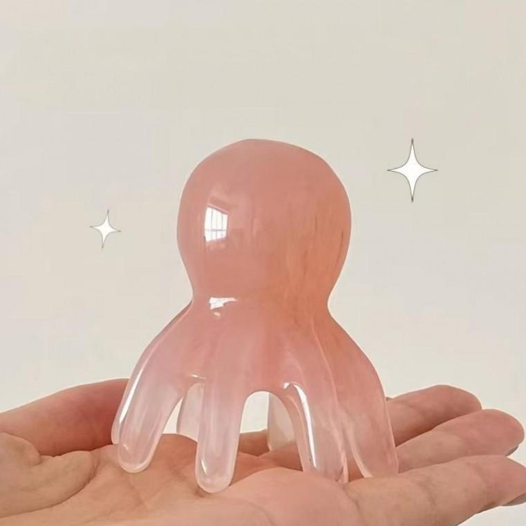 문어 만능 두피 마사지 지압 괄사 경락 마사지기