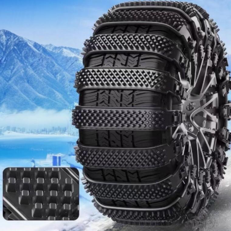 간편 설치 자동차 스노우 체인 일회용 타이 체인 1P