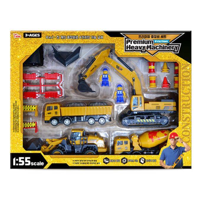 어린이 자동차 미니카 포크레인 트럭 공사 중장비세트