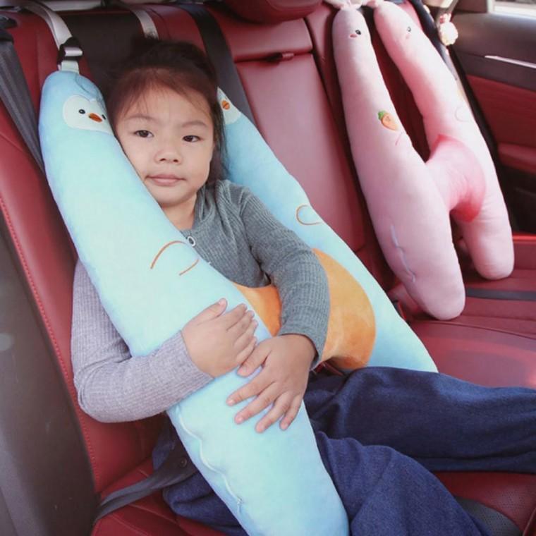 안전벨트 인 방지 수면 H타입 쿠션 자동차 압박 어린이