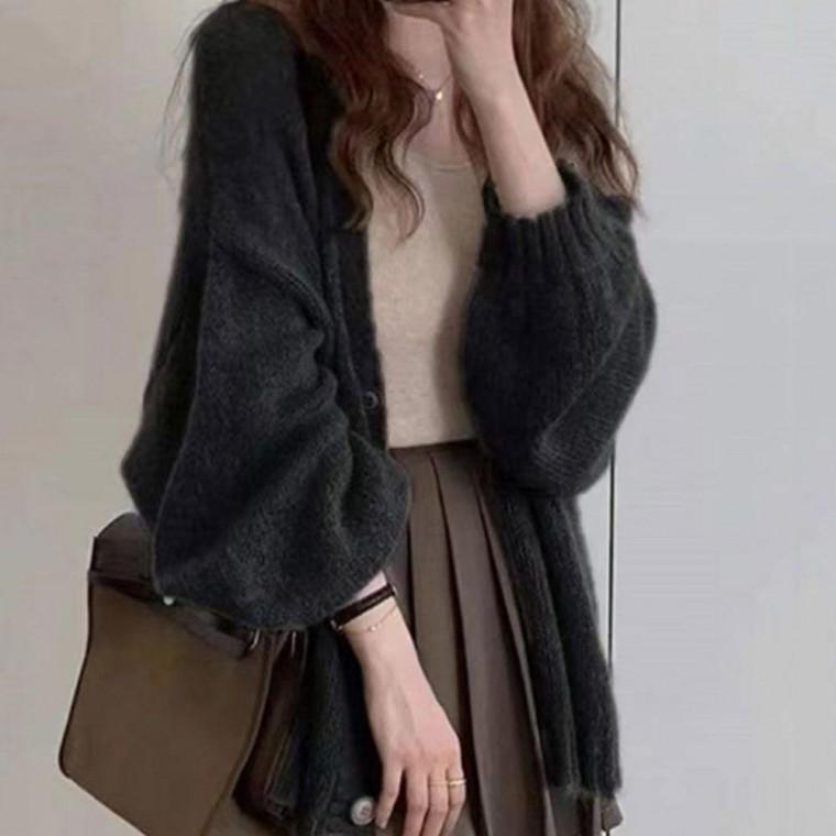 소프트 루즈핏 가오리핏 봄 가을 가디건 아우터
