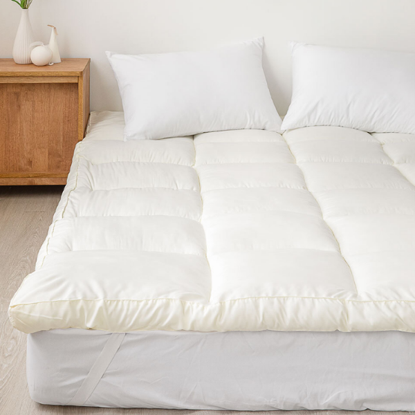 BS 침대 토퍼 S SS 크림 쿠션감 포근한 푹신한 매트리스 거실 매트 손님용 캠핑