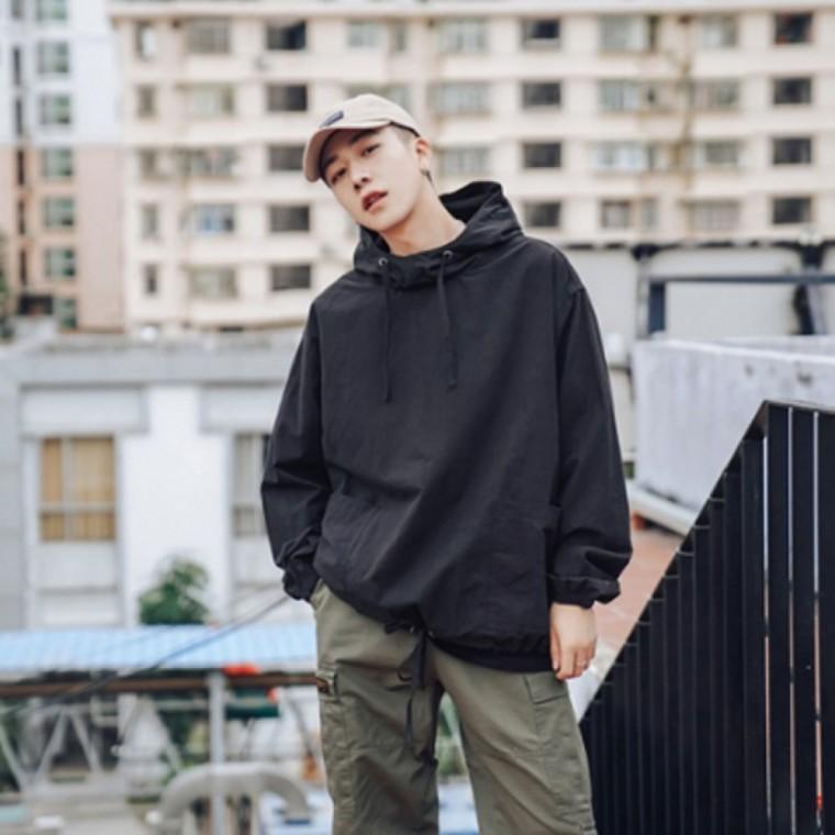 HL] 아노락 후드티 남자 윈드브레이커 캠핑 재킷