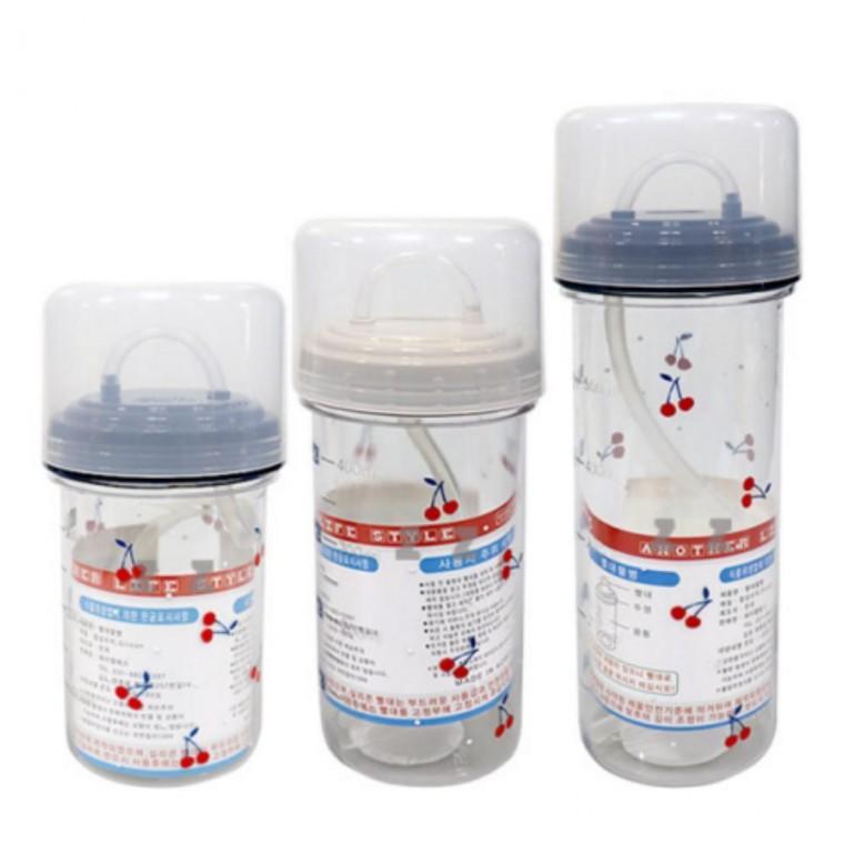 초등 실리콘 빨대 사무실 물통 텀블러 보틀 빨대컵 650ml 캠핑 물병 중등 스포츠물병
