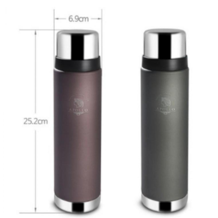 카키그레이 사무실 보온병 물병 스텐 초등 텀블러 스포츠물병 800ml 중등 캠핑