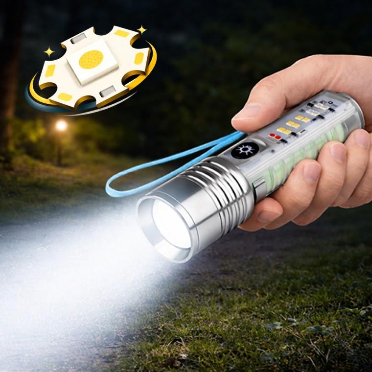 COB 멀티 캠핑 야외 LED 랜턴 줌라이트 손전등 후레쉬 DJD520A