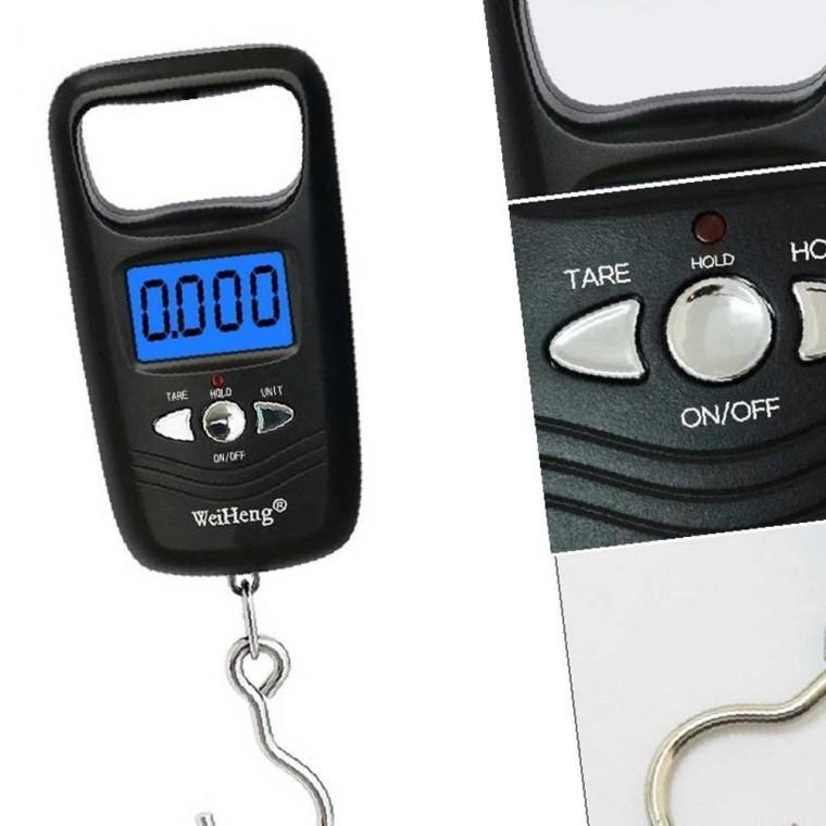 50KG 측정 핸드 캐리어 저울 다용도 휴대 고리 손저울