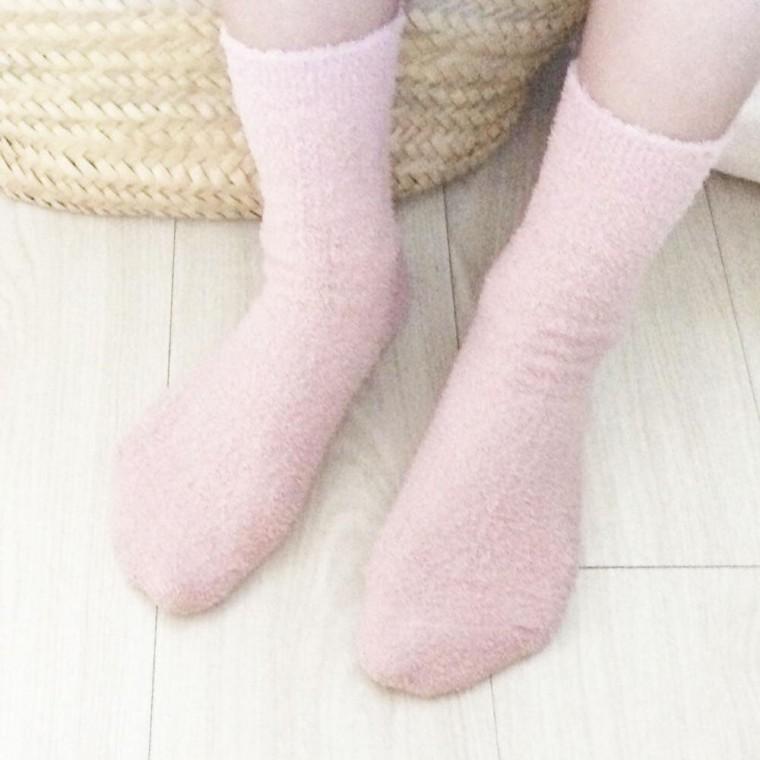 수면 양말 핑크
