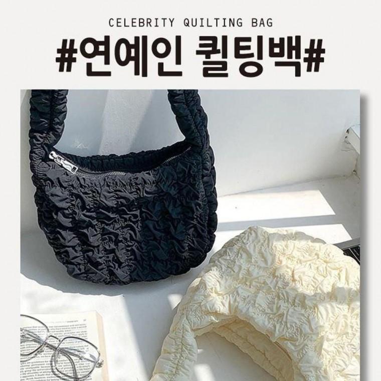 월드온 연예인퀼팅백 여성가방 패션 데일리백 패딩가방 숄더백 크로스백 구름백 가방 럭셔리 퀼팅