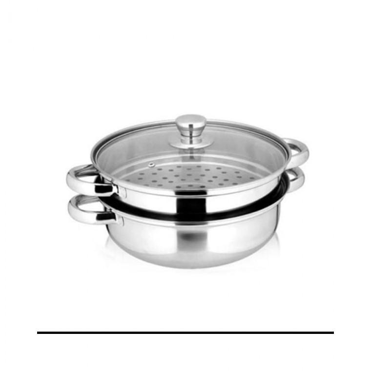 루미나D 찜기 스텐 인덕션 찜냄비 찜솥 2단 킹그랩 떡시루