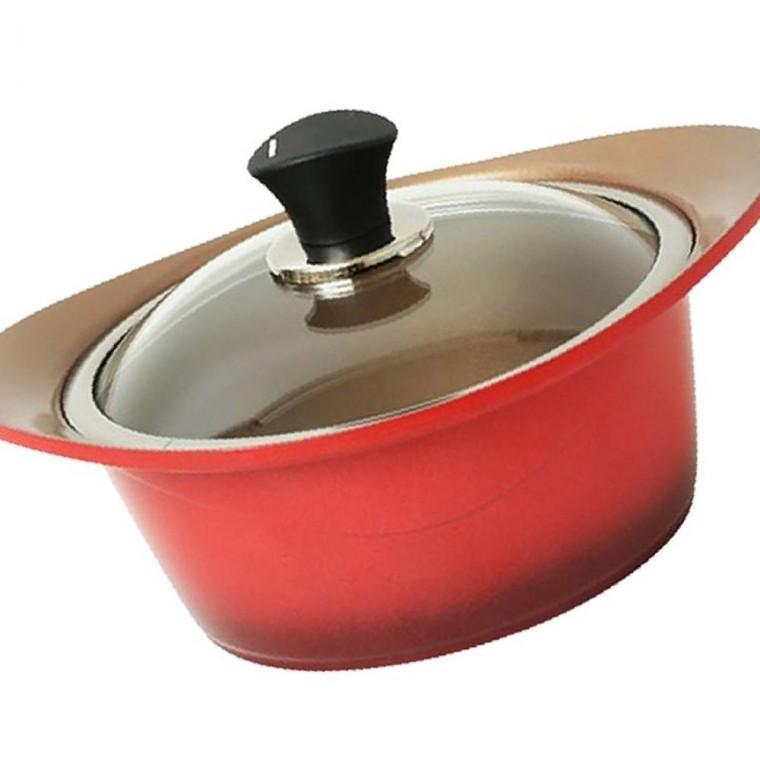 퀸센스 IH 인덕션 세라믹 양수냄비 24cm 1P 찌개 냄비