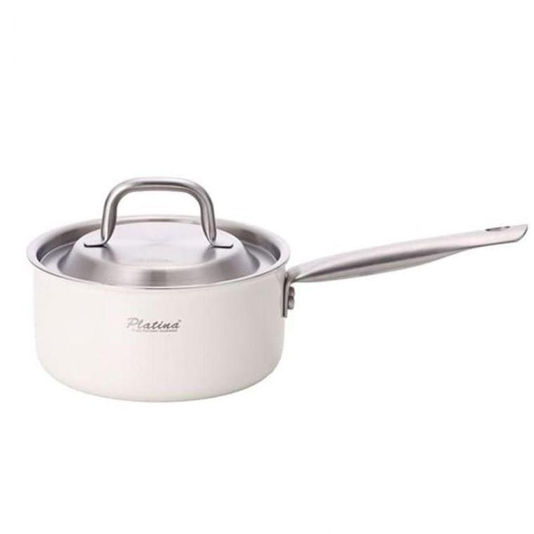 플래티나 인덕션 냄비 국 찌게 스텐 3중바닥 편수 냄비 16cm