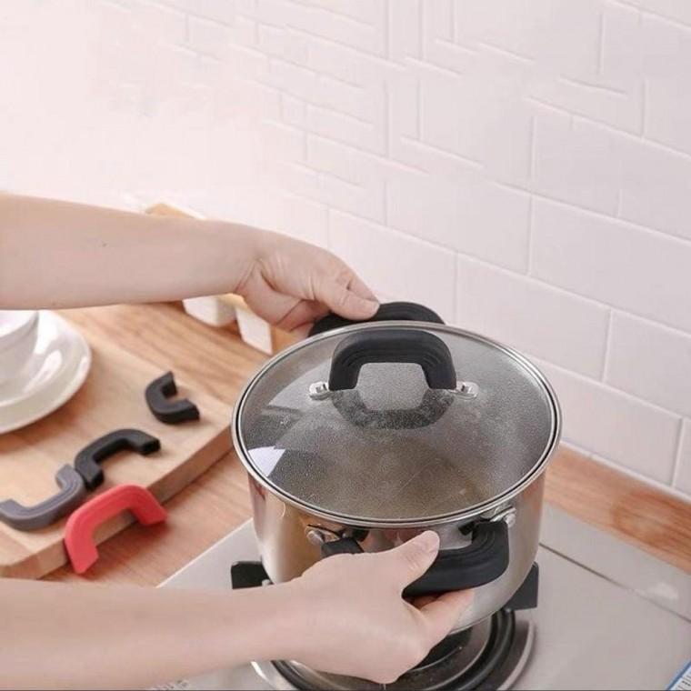 실리콘 냄비 손잡이커버 2p U형 핸들커버 소