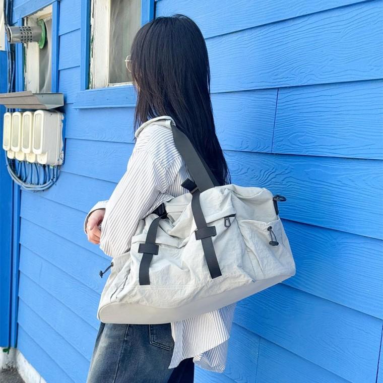 여행용 보스턴백 캐주얼 가벼운 여행 보조 짐 가방