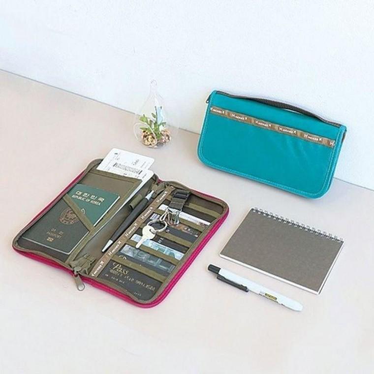 여행 용품 여권 지갑 수납 생활 방수 멀티 스토리지 파우치 커버 케이스 비행기 티켓