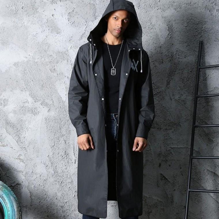 EA 방수 판초스타일 성인용 레인코트 장마 여행용 비옷